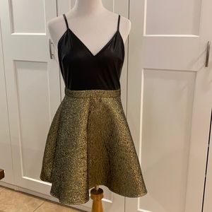 Gold and black dress by Hommage size M